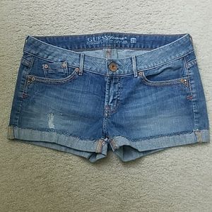Guess Low Rise Denim Shorts(Pre-owned)